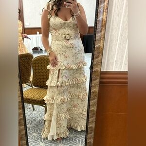 V Chapman: The Lisianthus Dress in Carmel Valley Rose